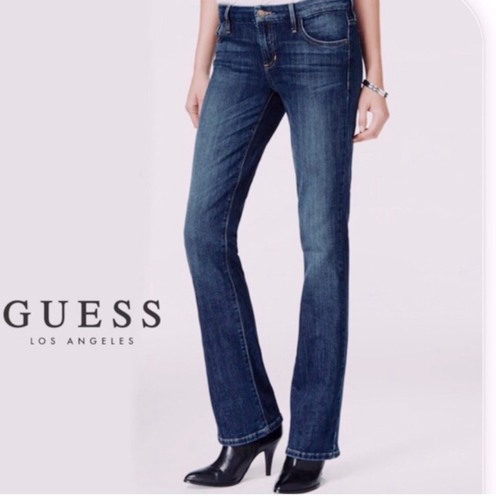 Guess daredevil low rise bootcut jeans